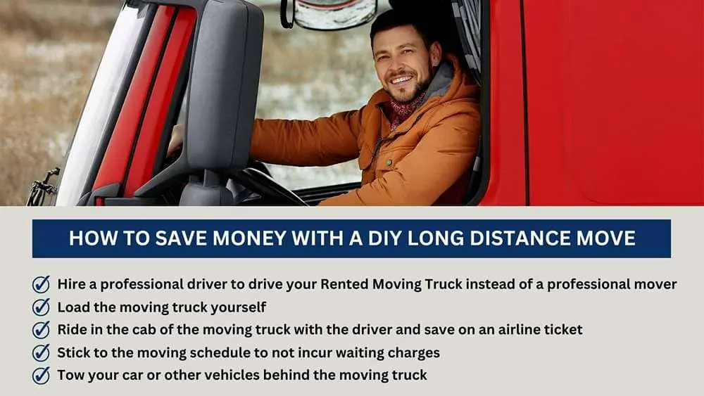 Save money with a DIY long distance move